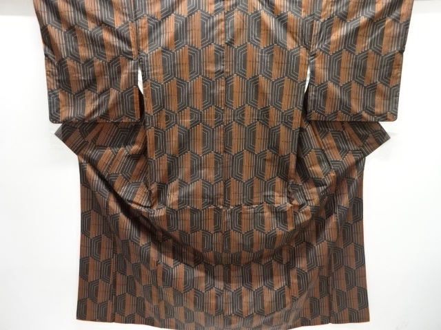 Japanese Kimono / Tsumugi Omeshi Silk